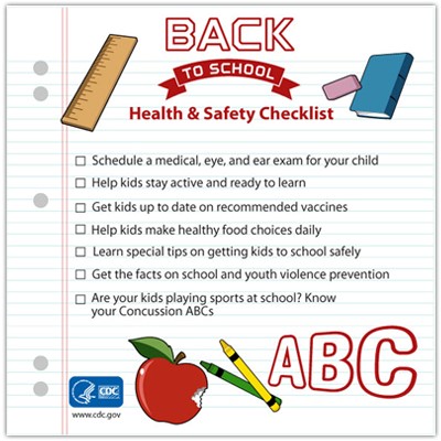  Back to School check list