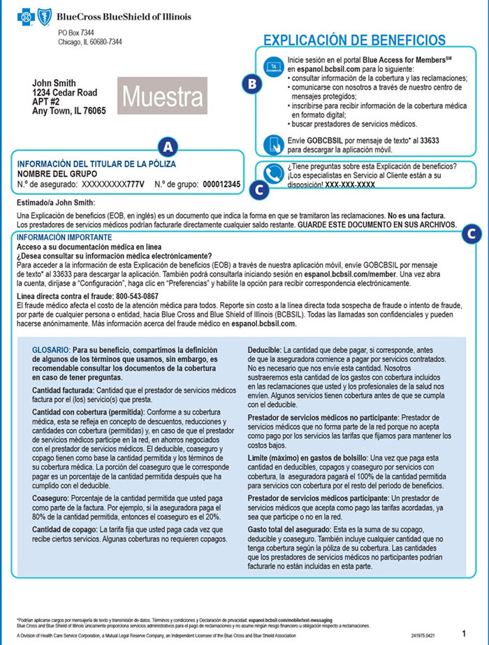 IL EOB primera página