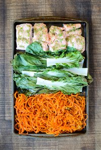 Salmon Bok Choy Sweet Potato
