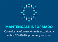 Manténgase Información COVID-19