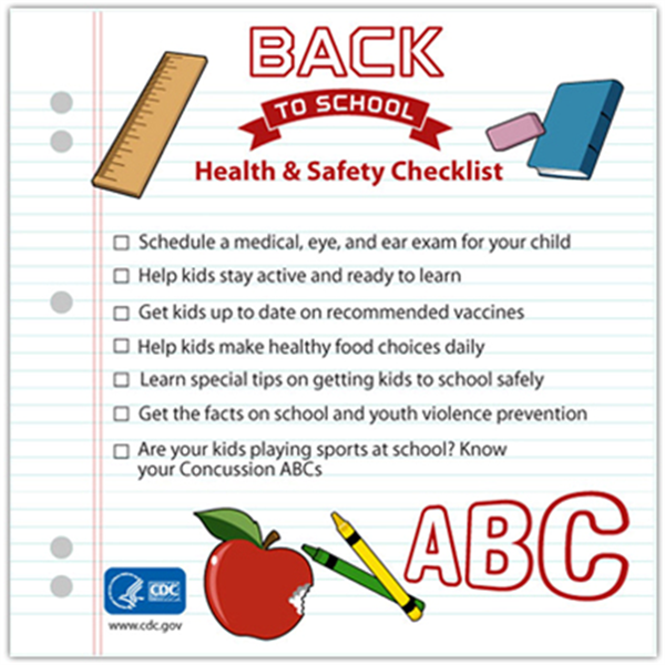  Back to School check list