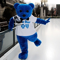 Blue Bear Ice skating